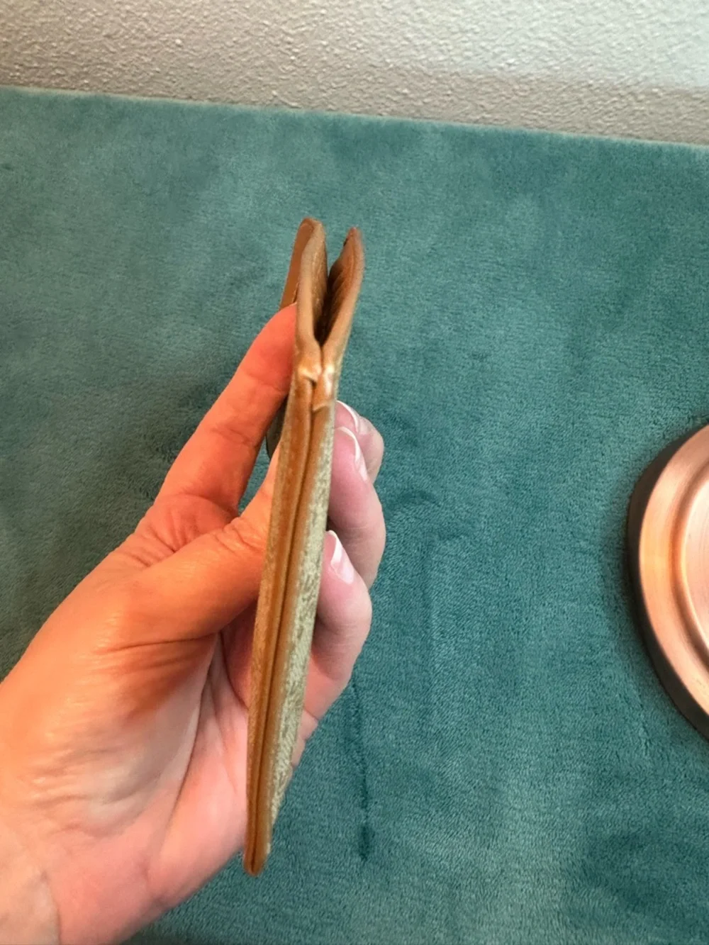 Vintage Celine Glasses Case Macadam Monogram Brown Slim Sunglasses Holder - Picture 7 of 10